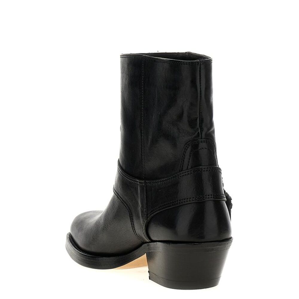 Isabel Marant Black Cowhide Chelsea Women's Boots - Picture 3 of 4